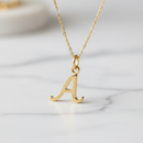 Colar Inicial Personalizada Banhado a Ouro 18K
