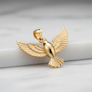 Pingente Espírito Santo Banhado a Ouro 18K
