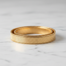 Pulseira Malha Cartier Banhada a Ouro 18K