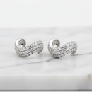 Brinco Ear Cuff Cravejado